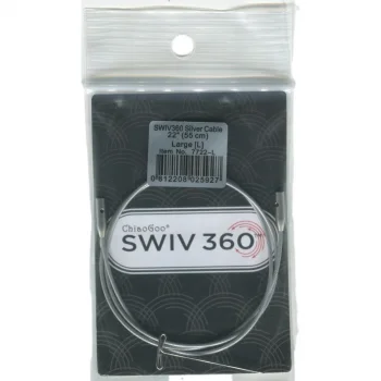 (Bild für) ChiaoGoo TWIST SWIV360 SILVER Seil - LARGE - 55 cm