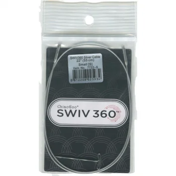 (Bild für) ChiaoGoo TWIST SWIV360 SILVER Seil - SMALL - 55 cm