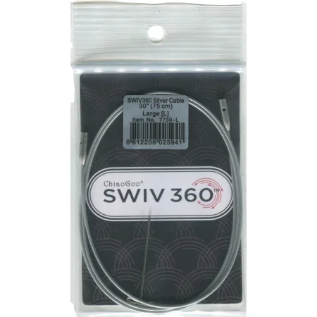 (Bild für) ChiaoGoo TWIST SWIV360 SILVER Seil - LARGE - 75 cm