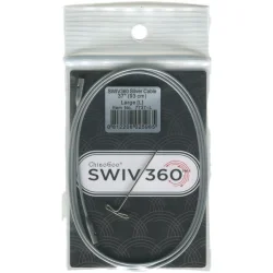 (Bild für) ChiaoGoo TWIST SWIV360 SILVER Seil - LARGE - 93 cm
