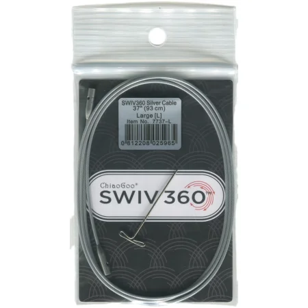 (Bild für) ChiaoGoo TWIST SWIV360 SILVER Seil - LARGE - 93 cm