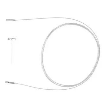 (Bild für) ChiaoGoo TWIST SWIV360 SILVER Seil - SMALL - 125 cm