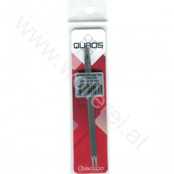 (Bild für) ChiaoGoo QUADS Nadelspitzen 13 cm - SMALL - 3,75 mm
