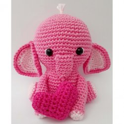 (Bild für) Amigurumi Elefant Elli