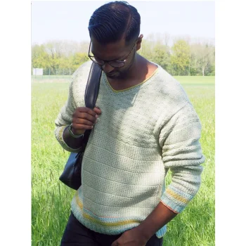 (Bild für) Herrenpullover "Auf Sand gebaut"