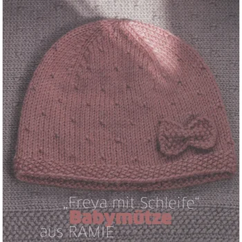 (Bild für) Babymütze mit Schleife "Freya"