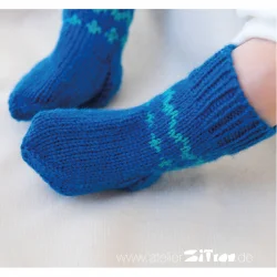 (Bild für) Babysöckchen mit Jacquardmuster