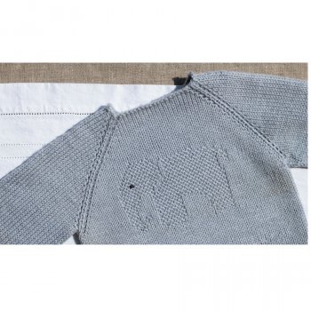 (Bild für) Babypullover Elefantenliebe