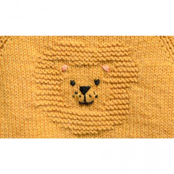 (Bild für) Babypullover Löwenliebe