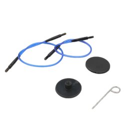 (Bild für) KnitPro MINI Kabel Set - Nylon - blau