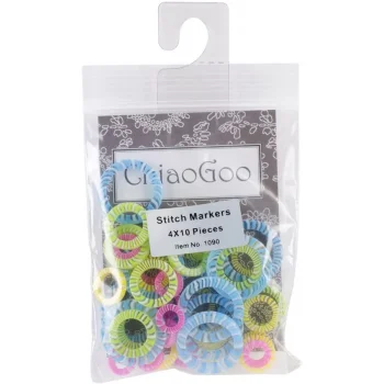 (Bild für) ChiaoGoo Maschenmarkierer - 5 bis 15 mm - 40 Stück