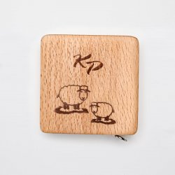 (Bild für) KnitPro Maßband - Holz - quadratisch