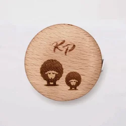 (Bild für) KnitPro Maßband - Holz - rund