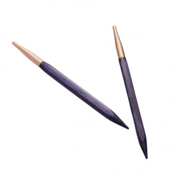 (Bild für) KnitPro JADORE CUBICS Nadelspitzen - KURZ - 10 cm - 4,5 mm