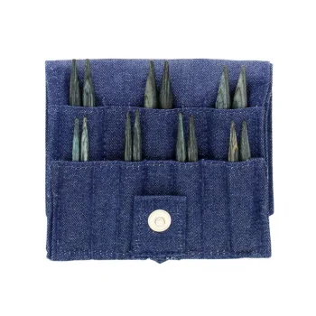 (Bild für) KnitPro DENIM Set Auswechselbare Nadelspitzen MINI 5 cm