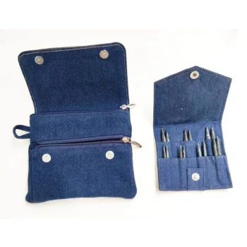 (Bild für) KnitPro DENIM Set Auswechselbare Nadelspitzen MINI 5 cm