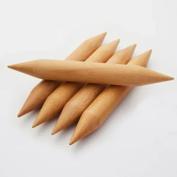 (Bild für) KnitPro JUMBO BIRCH Nadelspiel 20 cm - 20 mm