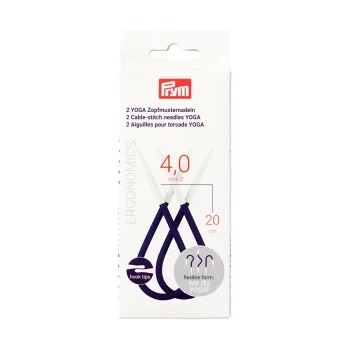 (Bild für) Prym YOGA ergonomische Zopfmusternadeln - 4 mm - 2 Stück