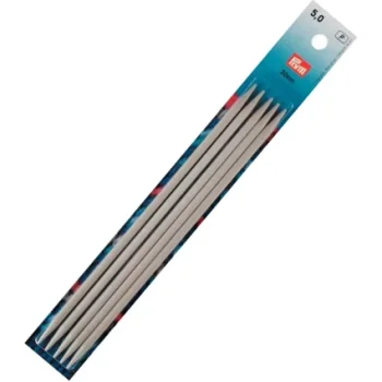 (Bild für) Prym Nadelspiel Aluminium 20 cm - 5 mm