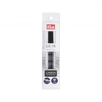 (Bild für) prym.ergonomics Carbon Nadelspiel 15 cm - 2,5 mm