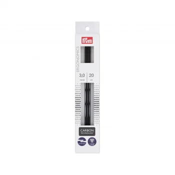 (Bild für) prym.ergonomics Carbon Nadelspiel 20 cm - 3 mm