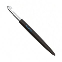 (Bild für) Prym Wollhäkelnadel Aluminium mit Griff - Soft Touch - 14 cm - 8 mm