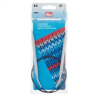 (Bild für) Prym Rundstricknadel Aluminium 80 cm - 6,5 mm