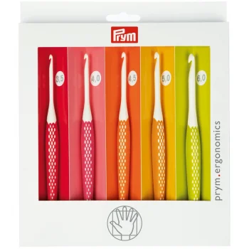 (Bild für) prym.ergonomics Wollhäkelnadel Set - 3,5 - 6 mm