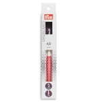 (Bild für) prym.ergonomics Wollhäkelnadel 16 cm - 4 mm - rosa