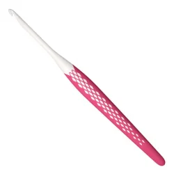 (Bild für) prym.ergonomics Wollhäkelnadel 16 cm - 4 mm - rosa