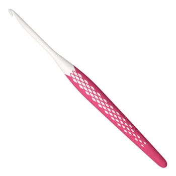 (Bild für) prym.ergonomics Wollhäkelnadel 16 cm - 4 mm - rosa