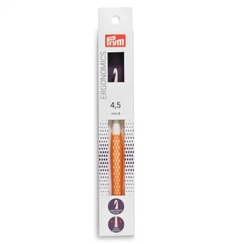 (Bild für) prym.ergonomics Wollhäkelnadel 16 cm - 4,5 mm - orange