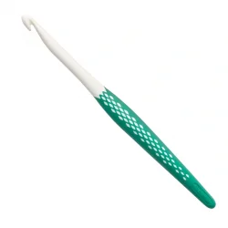 (Bild für) prym.ergonomics Wollhäkelnadel 17 cm - 7 mm - blattgrün