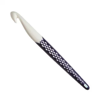 (Bild für) prym.ergonomics Wollhäkelnadel 18,5 cm - 15 mm - dunkelblau