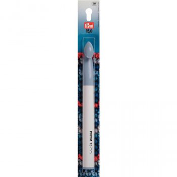 (Bild für) Prym Wollhäkelnadel ohne Griff - Kunststoff - 17 cm - 15 mm