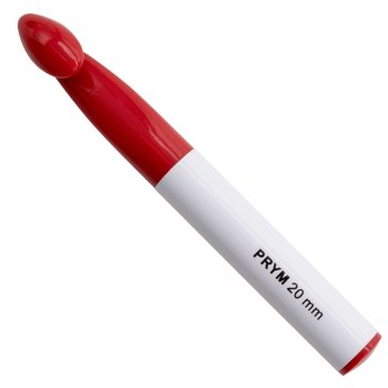 (Bild für) Prym Wollhäkelnadel ohne Griff - Kunststoff - 17 cm - 20 mm