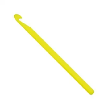 (Bild für) Prym Wollhäkelnadel COLOR ohne Griff 14 cm - 7 mm - neongelb