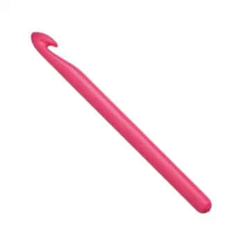 (Bild für) Prym Wollhäkelnadel COLOR ohne Griff 14 cm - 10 mm - neonrot