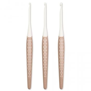 (Bild für) prym.ergonomics Wollhäkelnadel Set - TAUPE - 3/4/5 mm