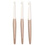 (Bild für) prym.ergonomics Wollhäkelnadel Set - TAUPE - 6/8/10 mm