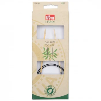(Bild für) Prym Rundstricknadel Bambus 80 cm - 3 mm