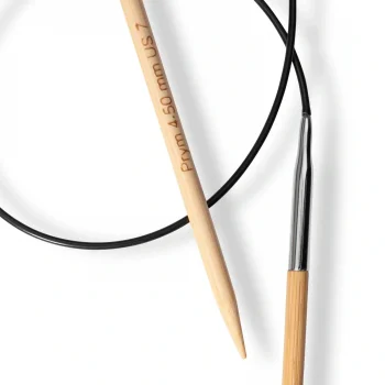 (Bild für) Prym Rundstricknadel Bambus 80 cm - 4,5 mm