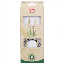 (Bild für) Prym Rundstricknadel Bambus 80 cm - 4,5 mm