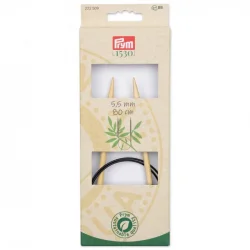 (Bild für) Prym Rundstricknadel Bambus 80 cm - 5,5 mm