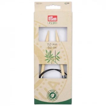 (Bild für) Prym Rundstricknadel Bambus 80 cm - 7 mm
