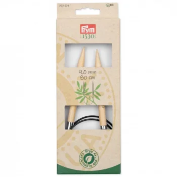 (Bild für) Prym Rundstricknadel Bambus 80 cm - 9 mm
