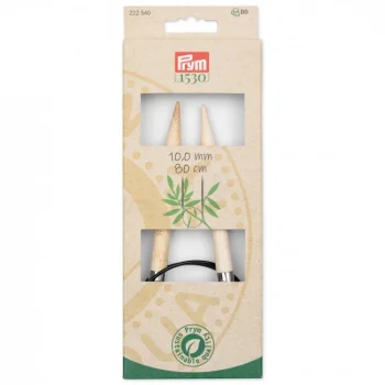 (Bild für) Prym Rundstricknadel Bambus 80 cm - 10 mm