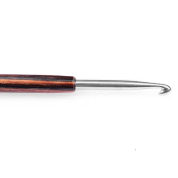 (Bild für) Prym Wollhäkelnadel NATURAL mit Holzgriff 14 cm - 4,5 mm