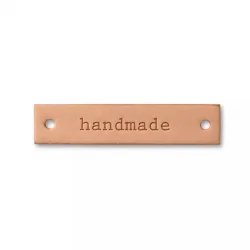 (Bild für) Prym Label "handmade" - Leder - rechteckig