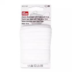 (Bild für) Prym Elastic-Band super soft - 7 mm - weiß - 15m